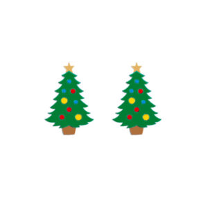 Pendientes Árbol de Navidad