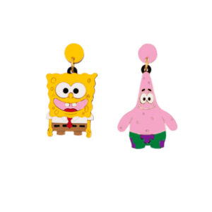 Pendientes Bob Esponja y Patricio