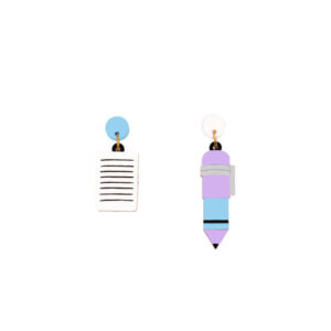 Pendientes Boli y Papel
