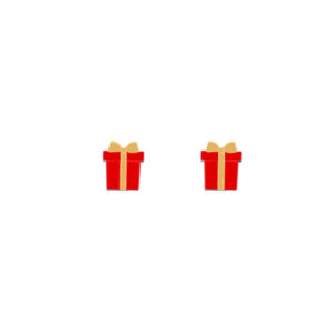 Pendientes Caja de Regalo Botón