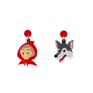 Pendientes Caperucita y el Lobo