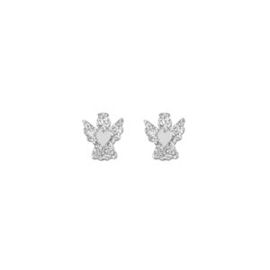 Pendientes Angelito Plateado