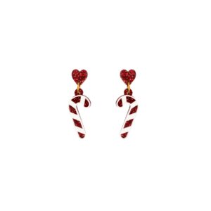 Pendientes Bastón de Caramelo Mini