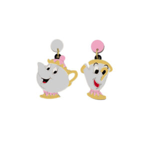 Pendientes  Mrs Potts y Chip