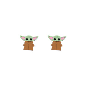 Pendientes Baby Yoda Botón